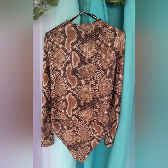 ZARA Trafaluc Bodysuit Snake Print - Picture 4 of 4